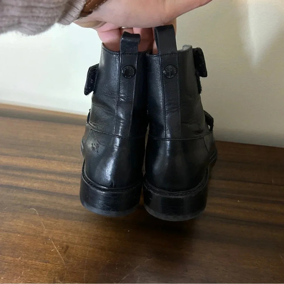 Christopher Kane Leather Crystal Embellished Combat Biker Boots Size 39 Italy - Picture 13 of 16